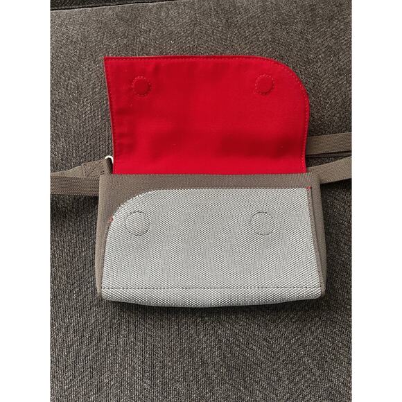 Rothy's The Belt Bag Crossbody Biscotti Brown Tan Clutch Knit Purse - Picture 3 of 6